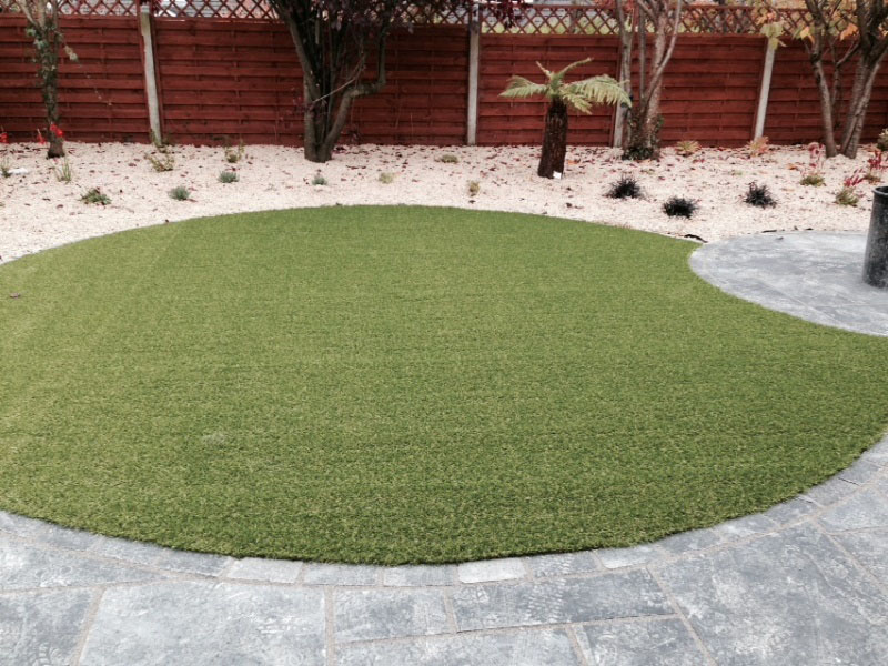 Circle shapes in Artificial Grass